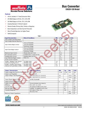 EUS20-120-NHCR datasheet  